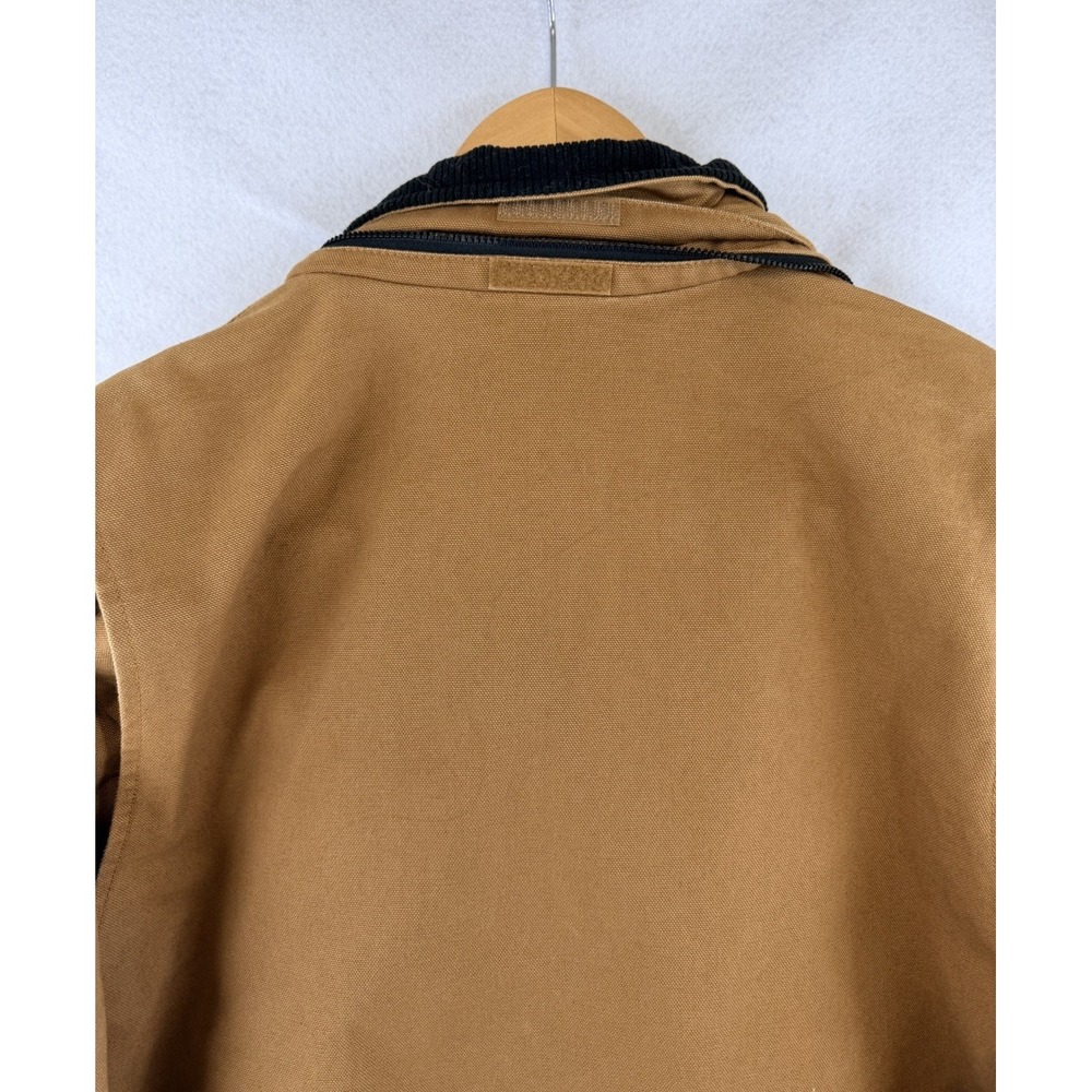 Mens Carhartt C75 BRN Tan Duck Canvas Heavy Jacket Coat Size LT, No Hood, NWOT - Picture 6 of 6